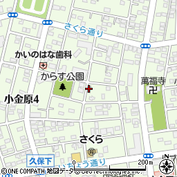 小金原４会館周辺の地図