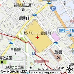 マクドナルドビバモール蕨錦町店周辺の地図