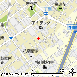埼玉県八潮市二丁目362周辺の地図