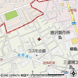 埼玉県草加市遊馬町715-19周辺の地図