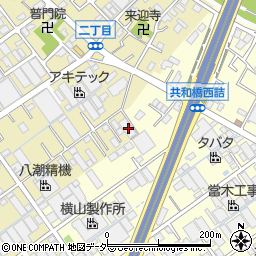 埼玉県八潮市二丁目348周辺の地図