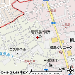 埼玉県草加市遊馬町816周辺の地図