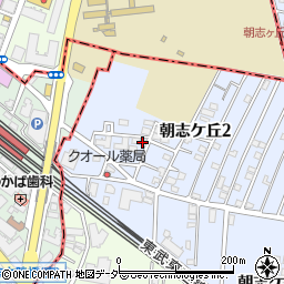 梁川荘周辺の地図