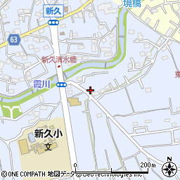 埼玉県入間市新久468周辺の地図
