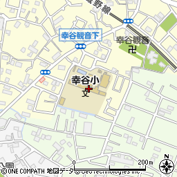 松戸市立幸谷小学校周辺の地図
