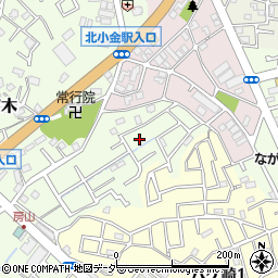 千葉県松戸市二ツ木1253-4周辺の地図