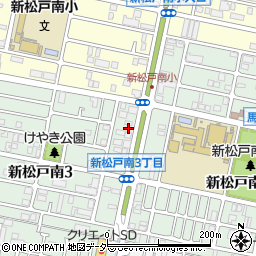 千葉県松戸市新松戸南3丁目5周辺の地図