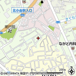 千葉県松戸市二ツ木224周辺の地図