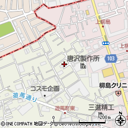埼玉県草加市遊馬町788-2周辺の地図