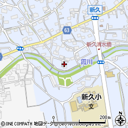 埼玉県入間市新久590周辺の地図