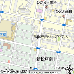 山勝角ふじ 新松戸店周辺の地図