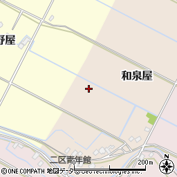 千葉県印西市和泉屋周辺の地図