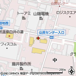株式会社千豊　白井店周辺の地図