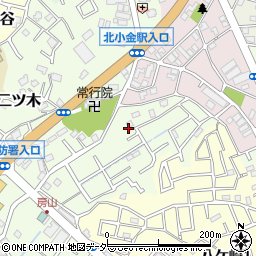千葉県松戸市二ツ木245周辺の地図