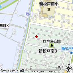 千葉県松戸市新松戸南3丁目145周辺の地図