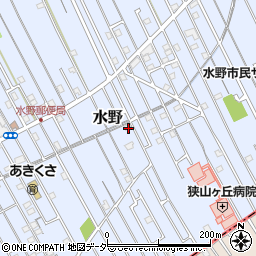 埼玉県狭山市水野1106周辺の地図