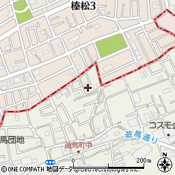 埼玉県草加市遊馬町640-4周辺の地図