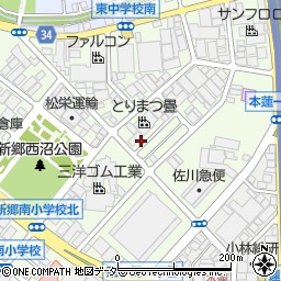 東本郷テラスハウス周辺の地図