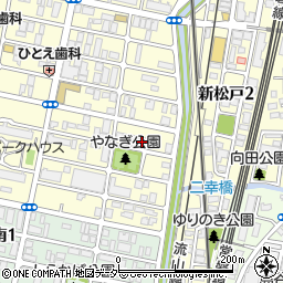 ガーデンシティ新松戸周辺の地図