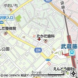 健康靴の店武蔵藤沢周辺の地図