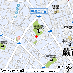 宝樹院会館周辺の地図