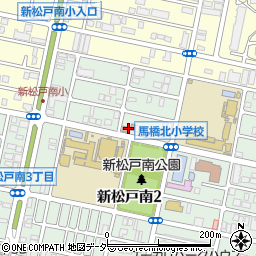 新松戸南郵便局周辺の地図