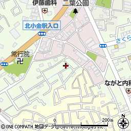 千葉県松戸市二ツ木222周辺の地図