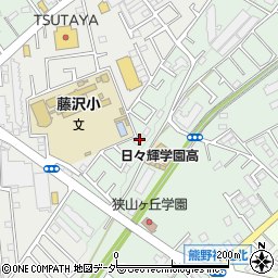 埼玉県入間市下藤沢1074周辺の地図