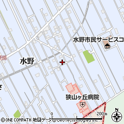 埼玉県狭山市水野1028周辺の地図