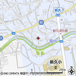 埼玉県入間市新久591周辺の地図