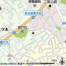 千葉県松戸市二ツ木237周辺の地図