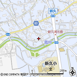 埼玉県入間市新久606周辺の地図