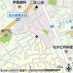 千葉県松戸市二ツ木219-20周辺の地図