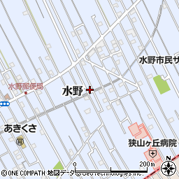 埼玉県狭山市水野1095周辺の地図