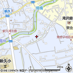 埼玉県入間市新久458周辺の地図