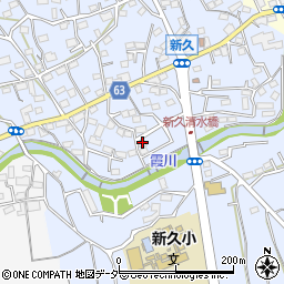 埼玉県入間市新久477周辺の地図