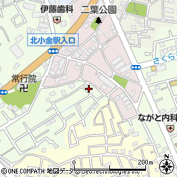千葉県松戸市二ツ木219-18周辺の地図