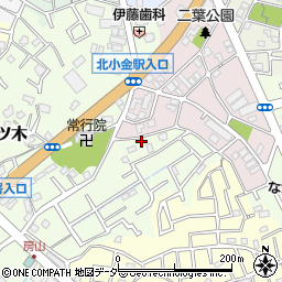 千葉県松戸市二ツ木232周辺の地図