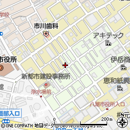 埼玉県八潮市上馬場1-6周辺の地図