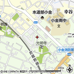 千葉県松戸市二ツ木2000-8周辺の地図