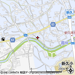 埼玉県入間市新久587-6周辺の地図
