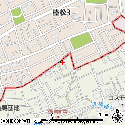 埼玉県草加市遊馬町642周辺の地図
