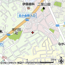千葉県松戸市二ツ木223周辺の地図