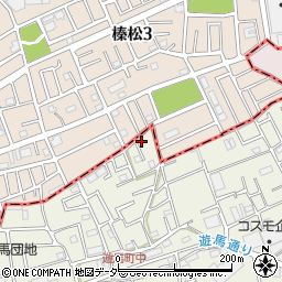 埼玉県草加市遊馬町643-3周辺の地図