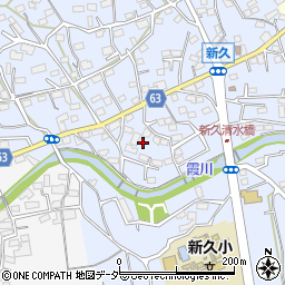 埼玉県入間市新久605周辺の地図