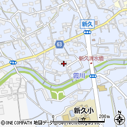 埼玉県入間市新久606-1周辺の地図