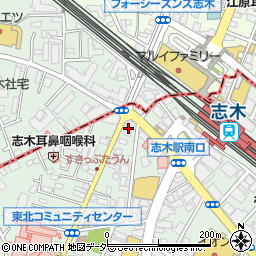 ベリスタ志木駅前周辺の地図