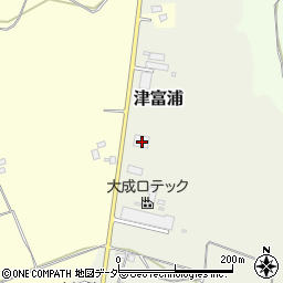 千葉県成田市津富浦1006-682周辺の地図