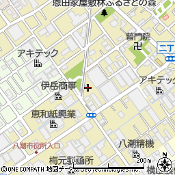 埼玉県八潮市二丁目170周辺の地図