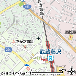 埼玉県入間市下藤沢498周辺の地図